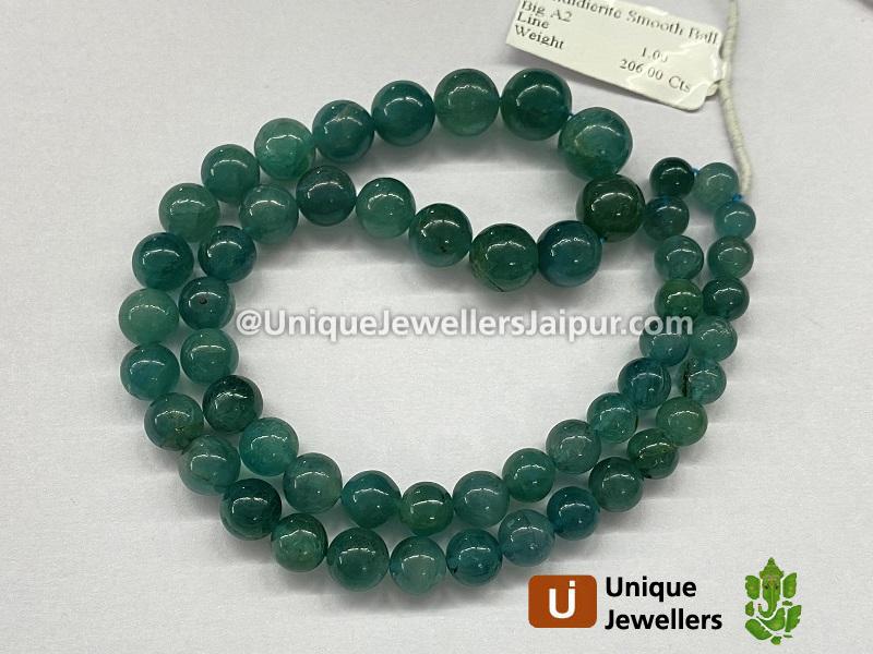 Indicolite Grandidierite Smooth Far Balls Beads